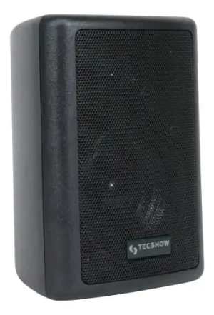 Par Bafles Musica Funcional C/soporte Dome W4.5 Tecshow Negro