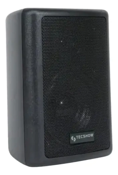 Par Bafles Musica Funcional C/soporte Dome W4.5 Tecshow Negro