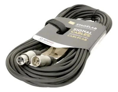 Cable Xlr Macho A Hembra Stagelab Xlr-15m