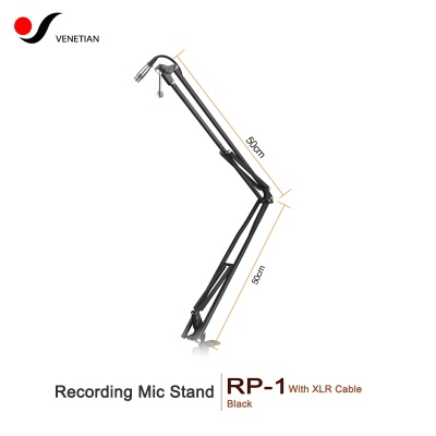Venetian Rp-1 Soporte Grabación De Micrófono Con Cable Xlr