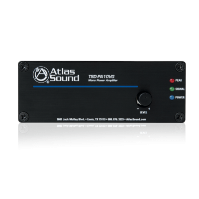 Amplificador de audio mono Atlas Sound TSD-PA10VG