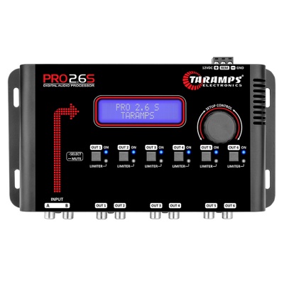Crossover Procesador de Audio Taramps PRO 2.6S