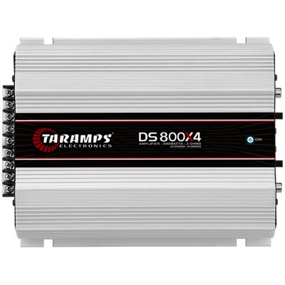 Amplificador Digital 4 Canales 800W Taramps DS800X4 2 OHMS