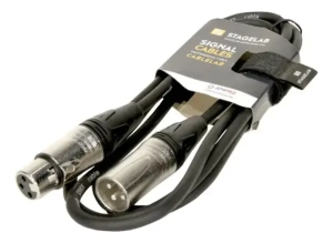 Cable De Señal Con Conectores Dmx Stagelab Xlr-dmx-1.5m