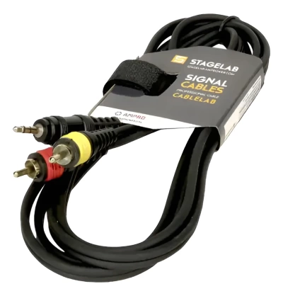 Mini Plug A Rca Stagelab Mp-rca-2m