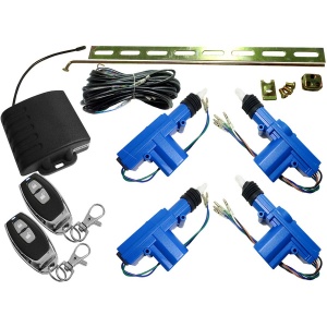 Kit Trabapuertas Universal Para 4 Puertas Full Con Control Remoto JC-701-4R