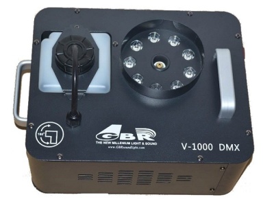 Maquina De Humo Gbr V1000 Dmx Led Rgb Dmx Profesional Multiposicion
