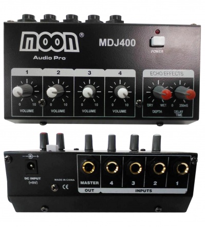Mixer de 4 Canales Moon MDJ400