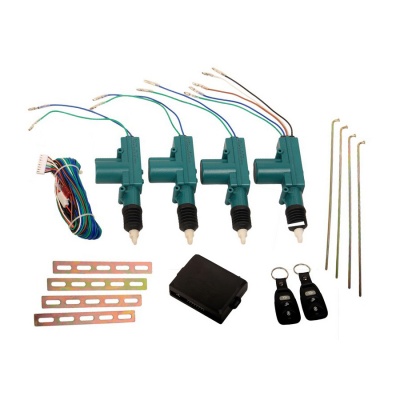 Kit Trabapuertas Universal Para 4 Puertas Full Con Control Remoto GCL-4R