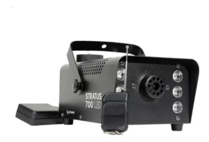 Maquina De Humo Stratus 700 Led Tecshow Control Dj Luces Negro